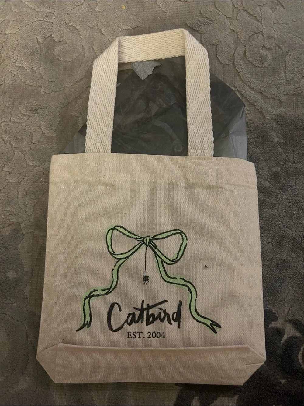 NEW Catbird Natural Canvas Tote with Swan Illustration + Swag & Discount Code